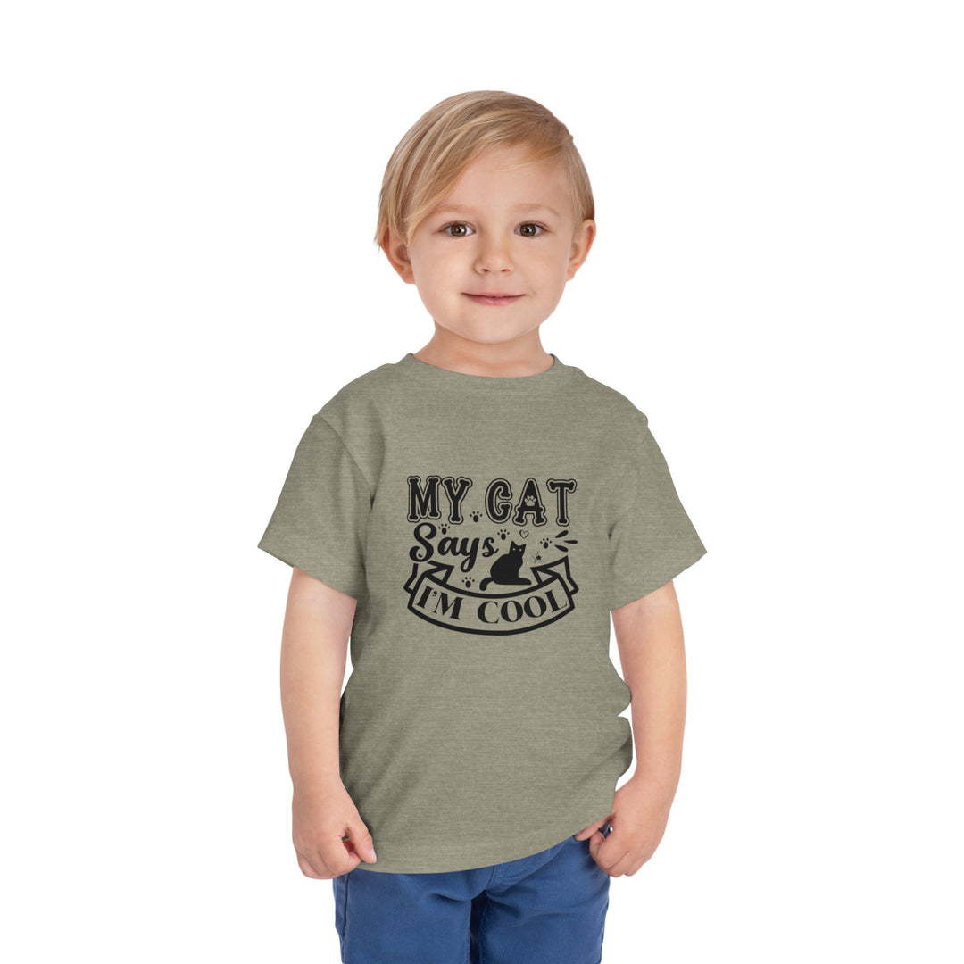 My Cat Says I'm Cool Toddler Tee