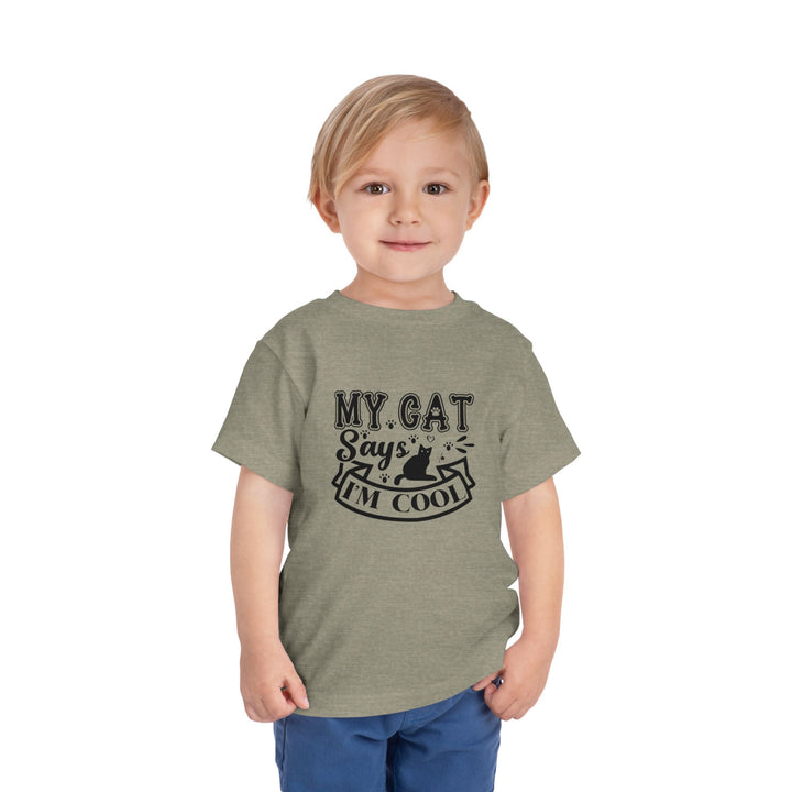 My Cat Says I'm Cool Toddler Tee