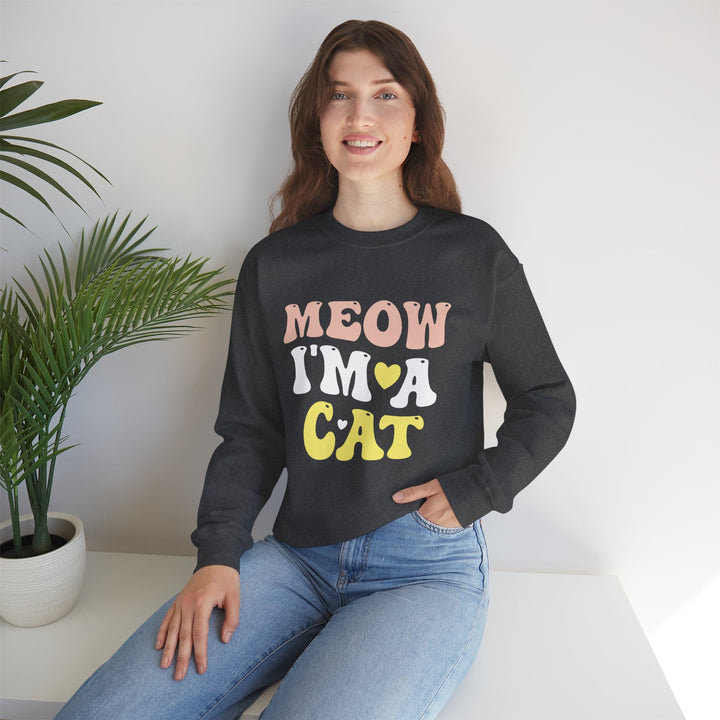 Meow I'm A Cat Unisex Crewneck Sweatshirt