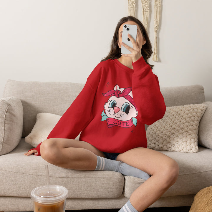 Tattoo Cat Crewneck Sweatshirt