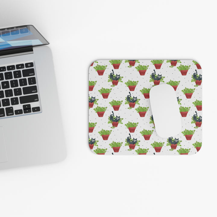 Plant Lover Cat Mouse Pad