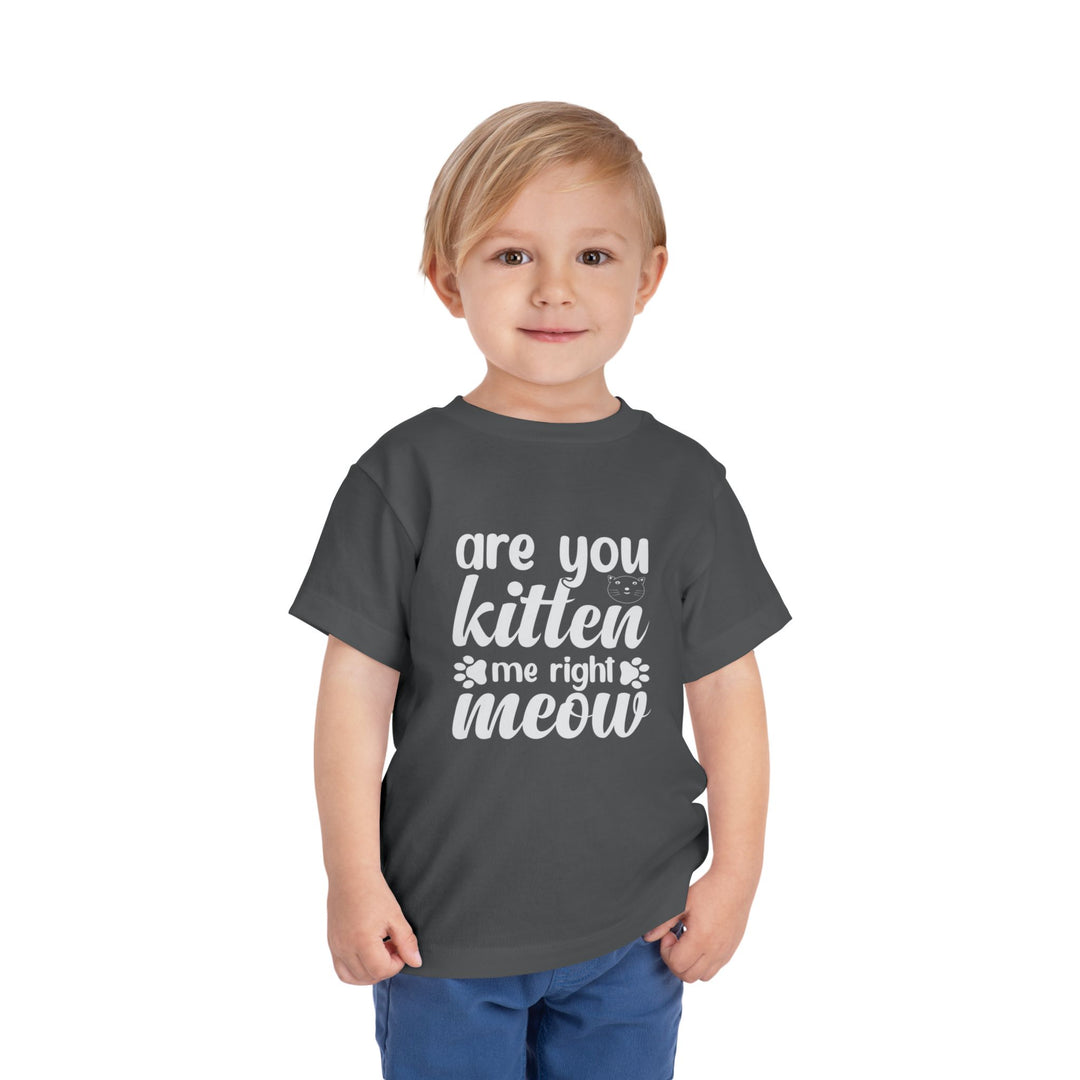 Kitten Me Right Meow Toddler Tee