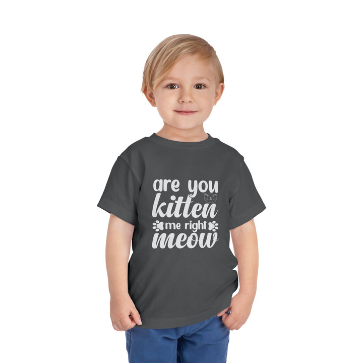 Kitten Me Right Meow Toddler Tee