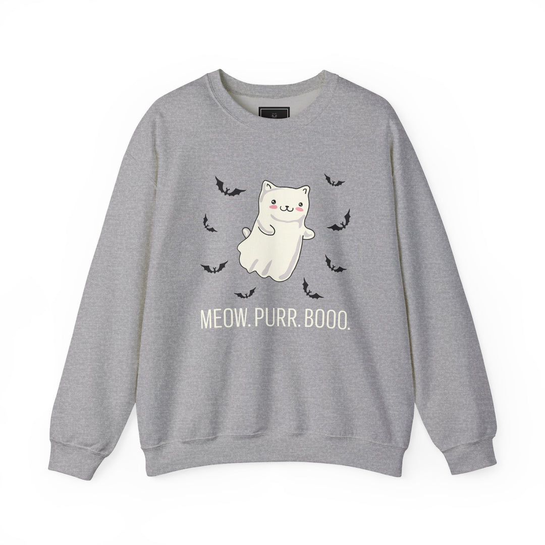 Meow. Purr. Boo. Unisex Crewneck Sweatshirt