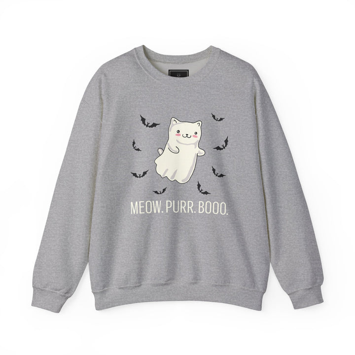 Meow. Purr. Boo. Unisex Crewneck Sweatshirt