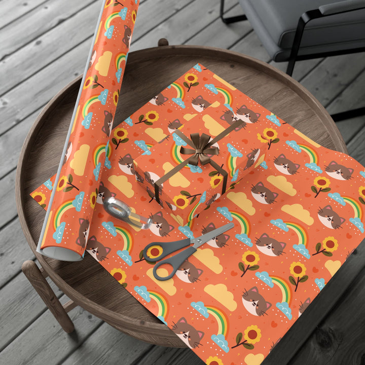Meowgical Rainbow Gift Wrap