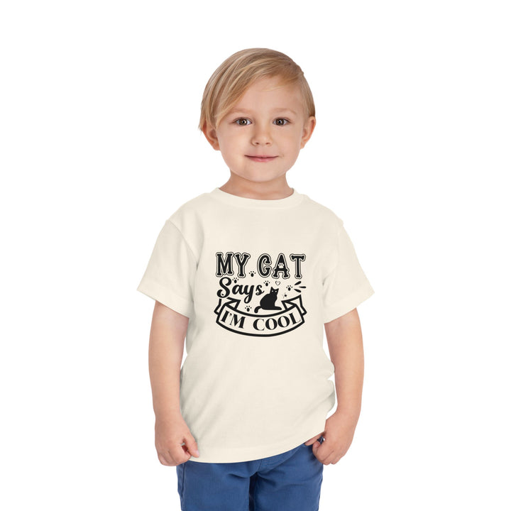 My Cat Says I'm Cool Toddler Tee