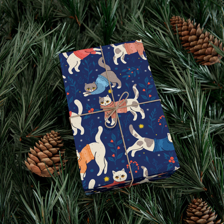 Cats in Sweaters Gift Wrap