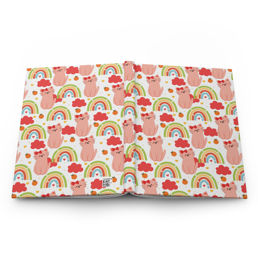 Kitties and Rainbows Hardcover Journal