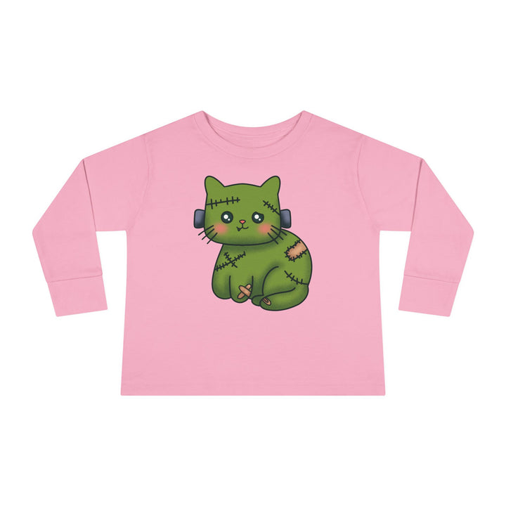 Frankenkitty Toddler Long Sleeve Tee
