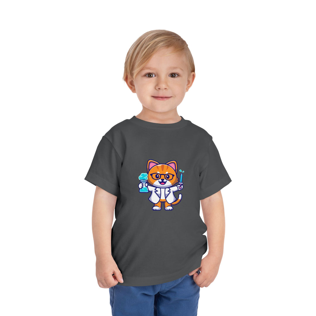 Scientist Kitty Toddler Tee