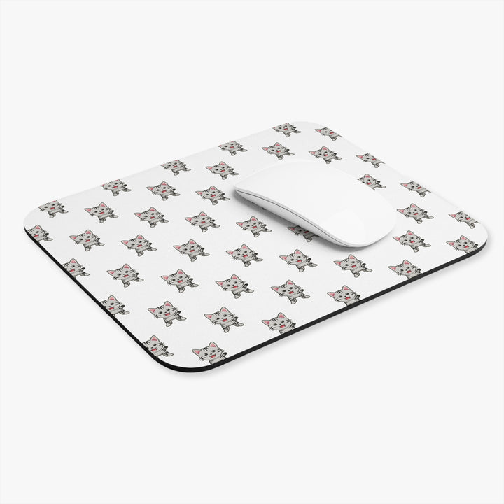 Gray Tabby Cat Mouse Pad