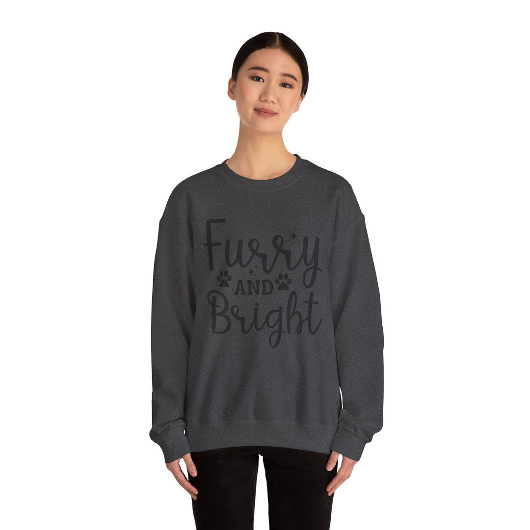 Furry and Bright Unisex Crewneck Sweatshirt