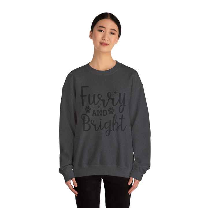Furry and Bright Unisex Crewneck Sweatshirt