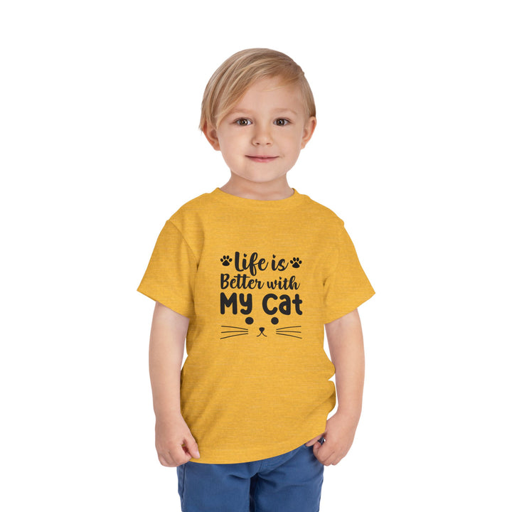Better With My Cat Toddler Tee