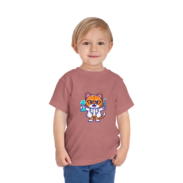 Scientist Kitty Toddler Tee