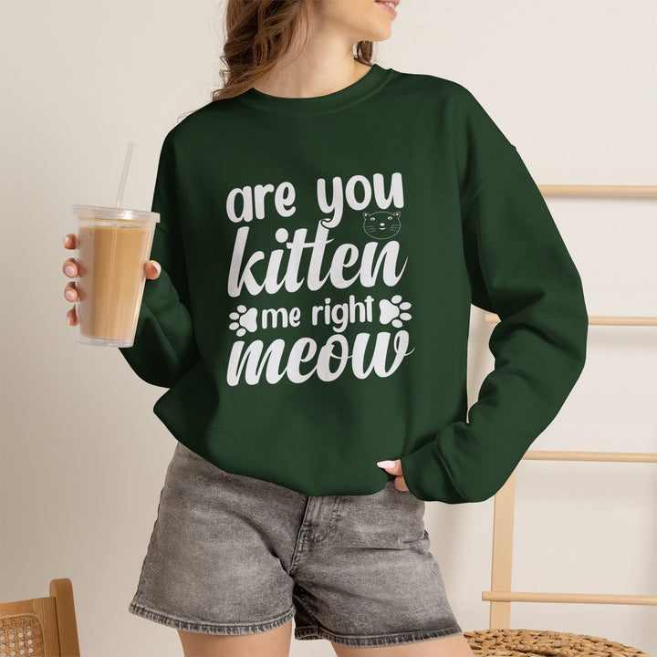 Kitten Me Right Meow Crewneck Sweatshirt