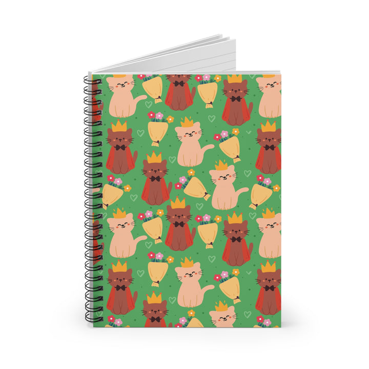 Royal Cat Spiral Notebook