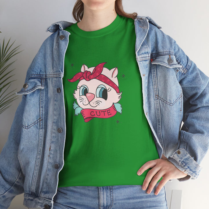 Tattoo Cat Cotton Tee