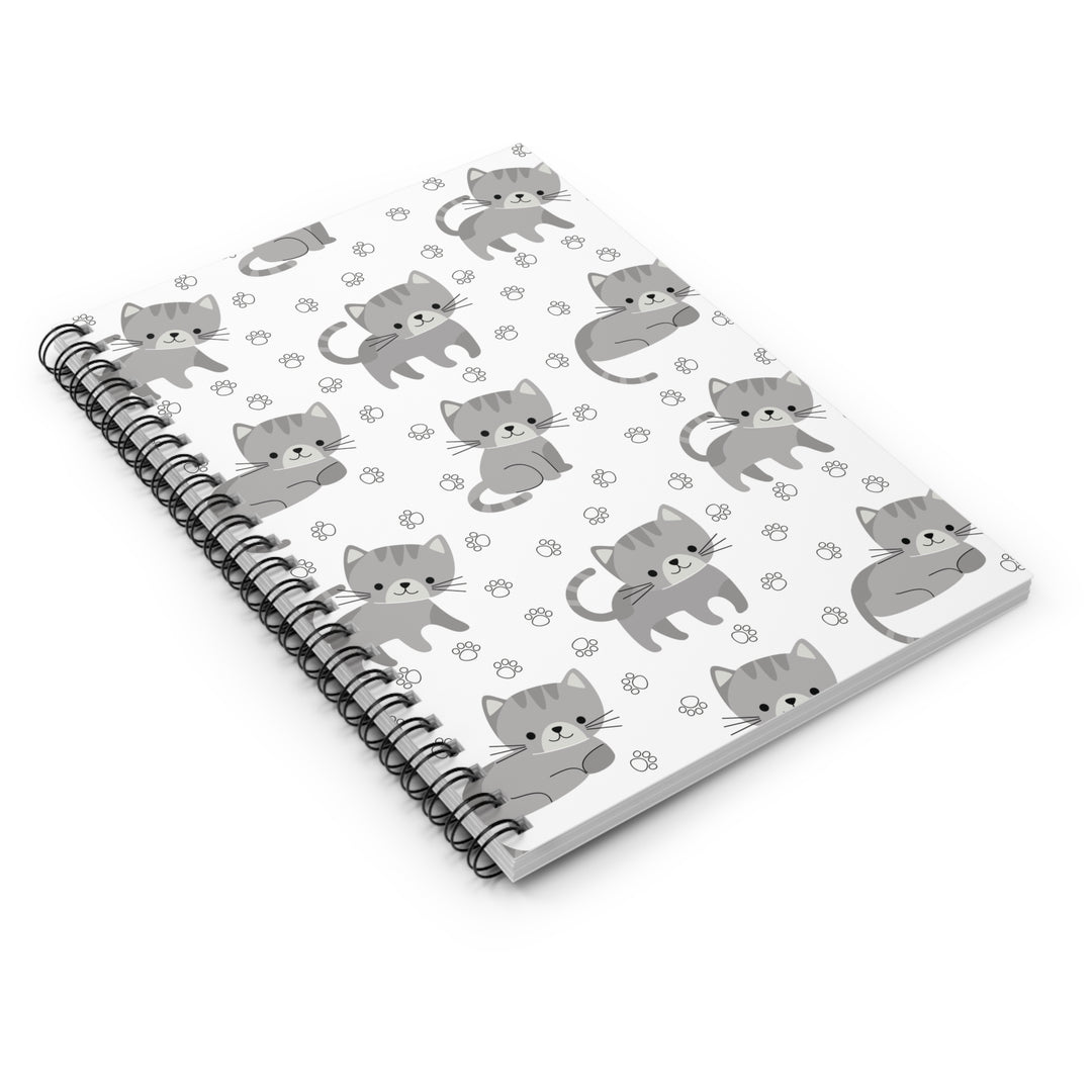 Little Gray Kitten Spiral Notebook
