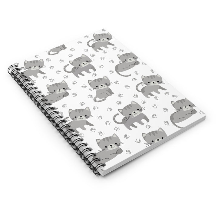 Little Gray Kitten Spiral Notebook