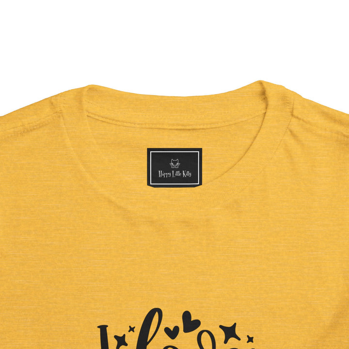 I Love My Cat Toddler Tee