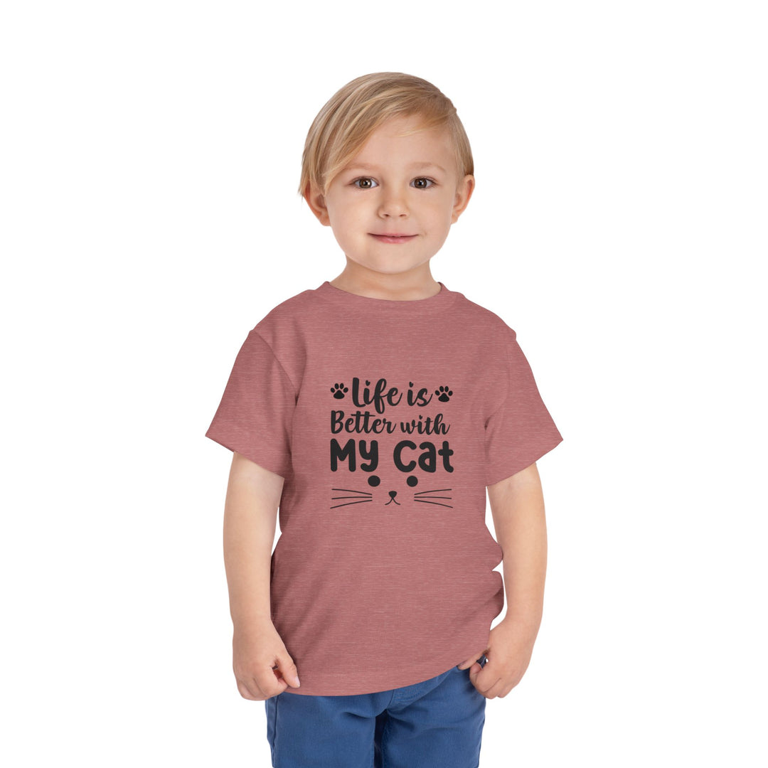 Better With My Cat Toddler Tee