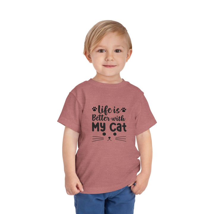 Better With My Cat Toddler Tee
