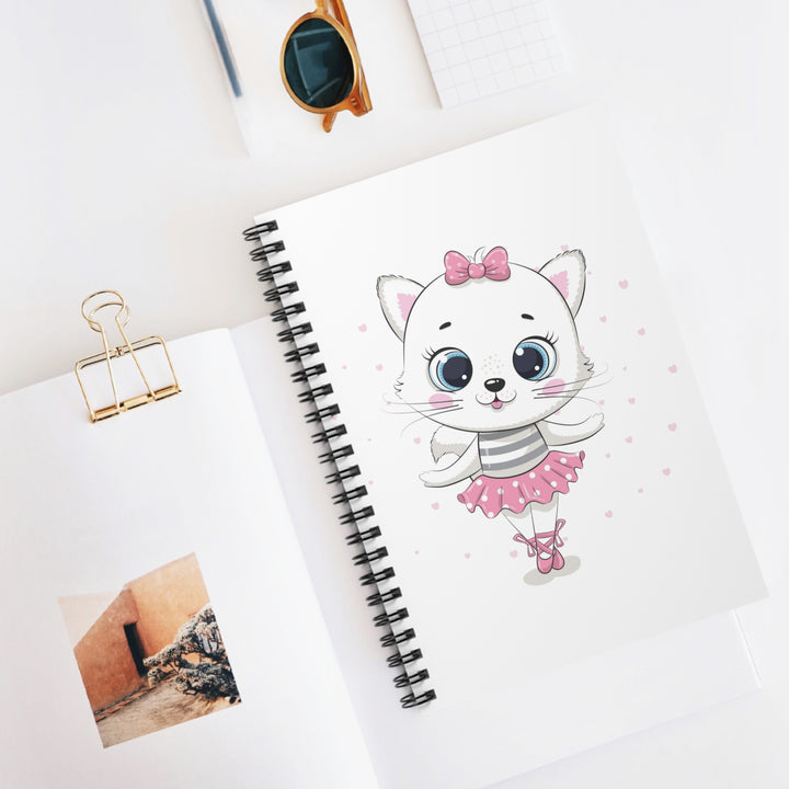Ballet Cat Spiral Notebook