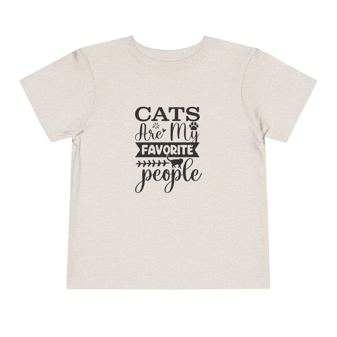 Cats Are My Favorite People Toddler Tee