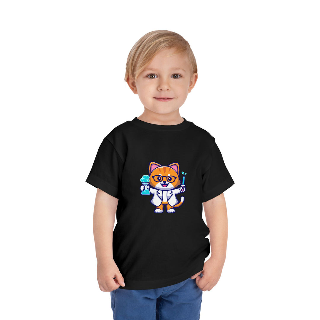 Scientist Kitty Toddler Tee