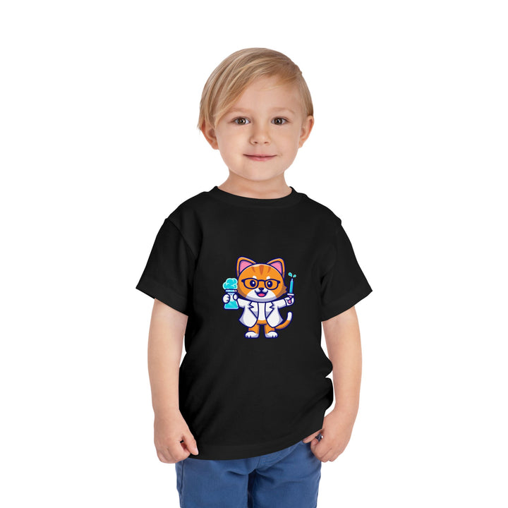Scientist Kitty Toddler Tee