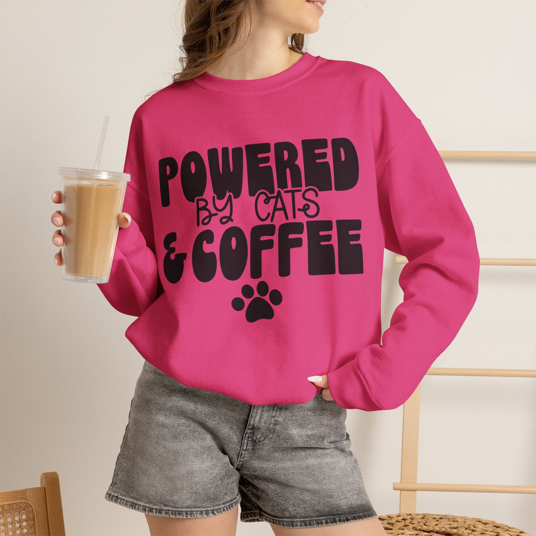 Cats and Coffee Crewneck Sweatshirt