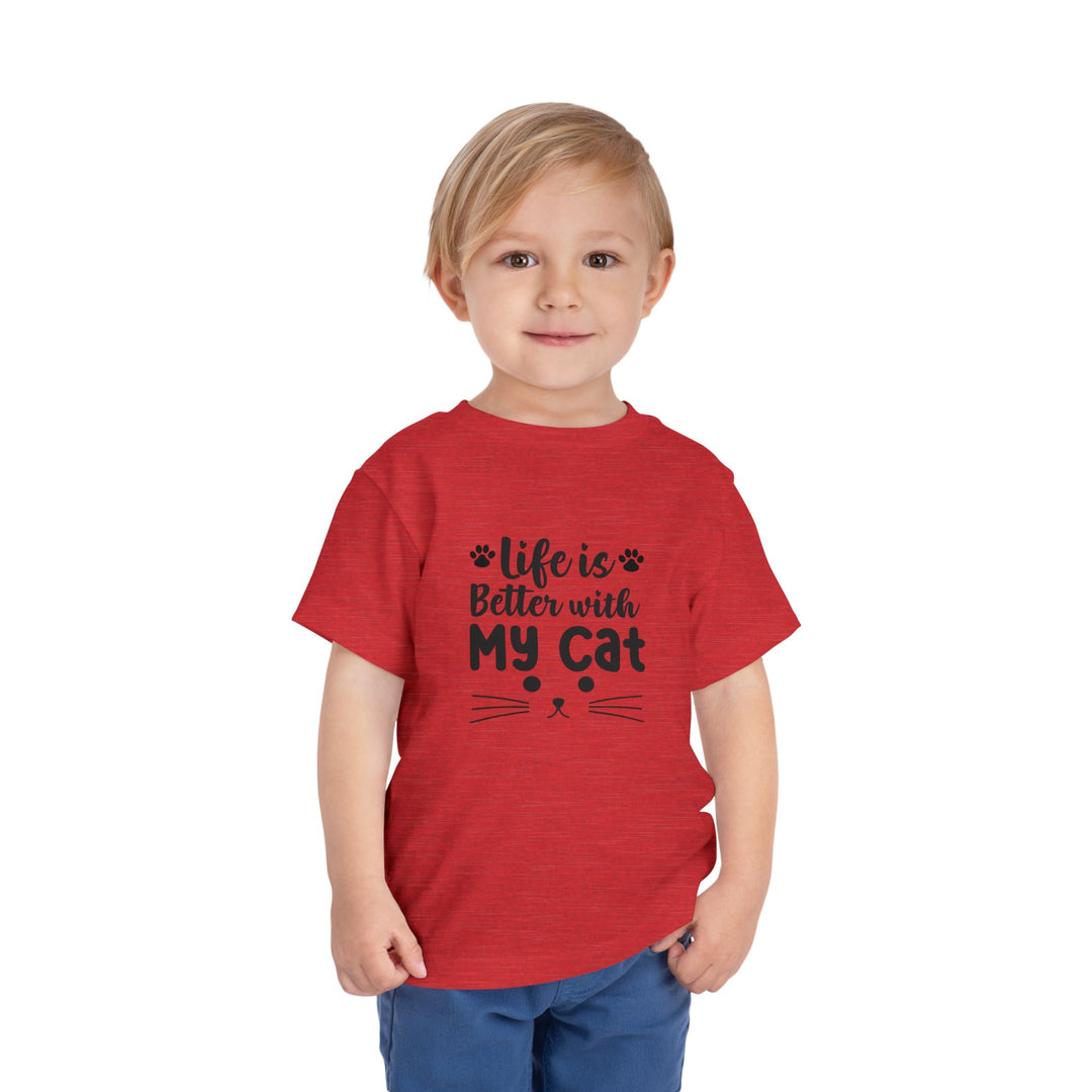 Better With My Cat Toddler Tee