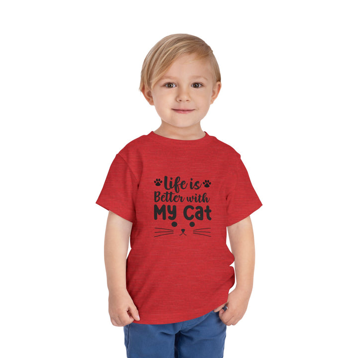 Better With My Cat Toddler Tee