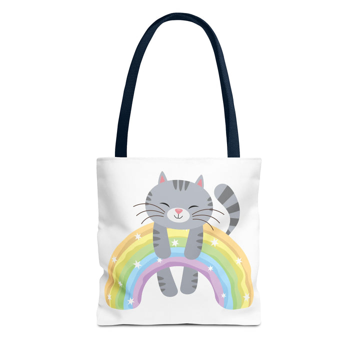 Over the Rainbow Cat Tote Bag