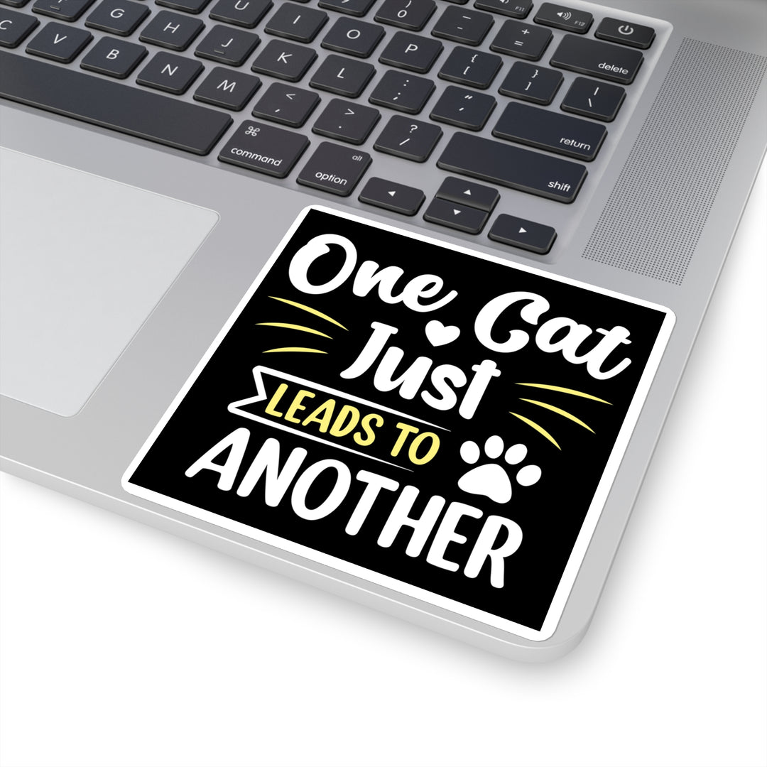 One Cat Just Leads to Another Sticker