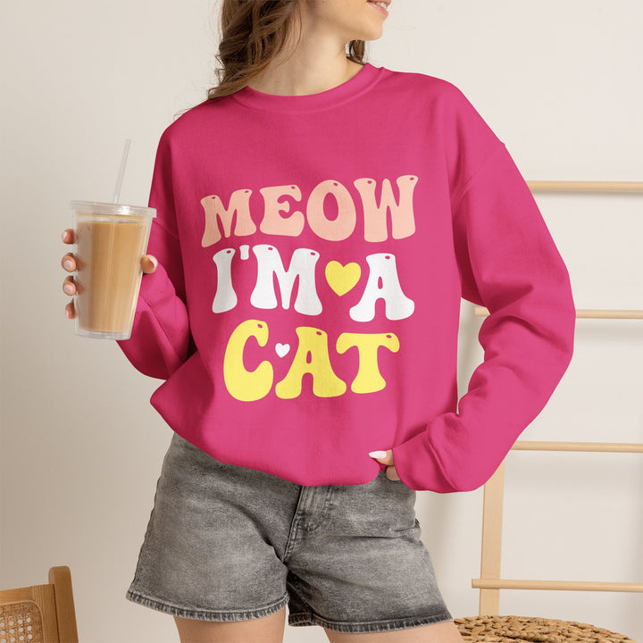 Meow I'm A Cat Unisex Crewneck Sweatshirt