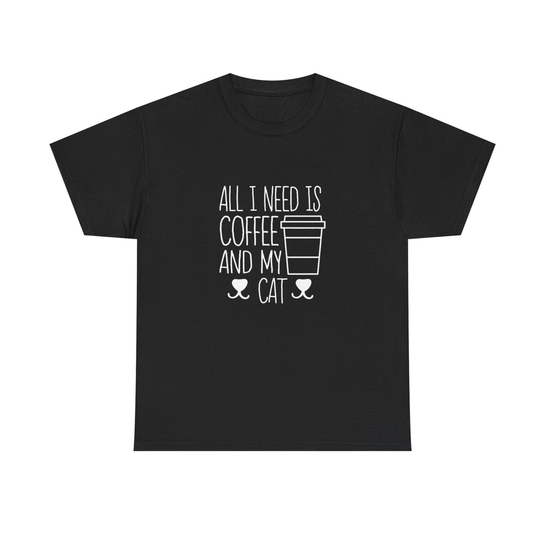 Coffee and My Cat Cotton Tee
