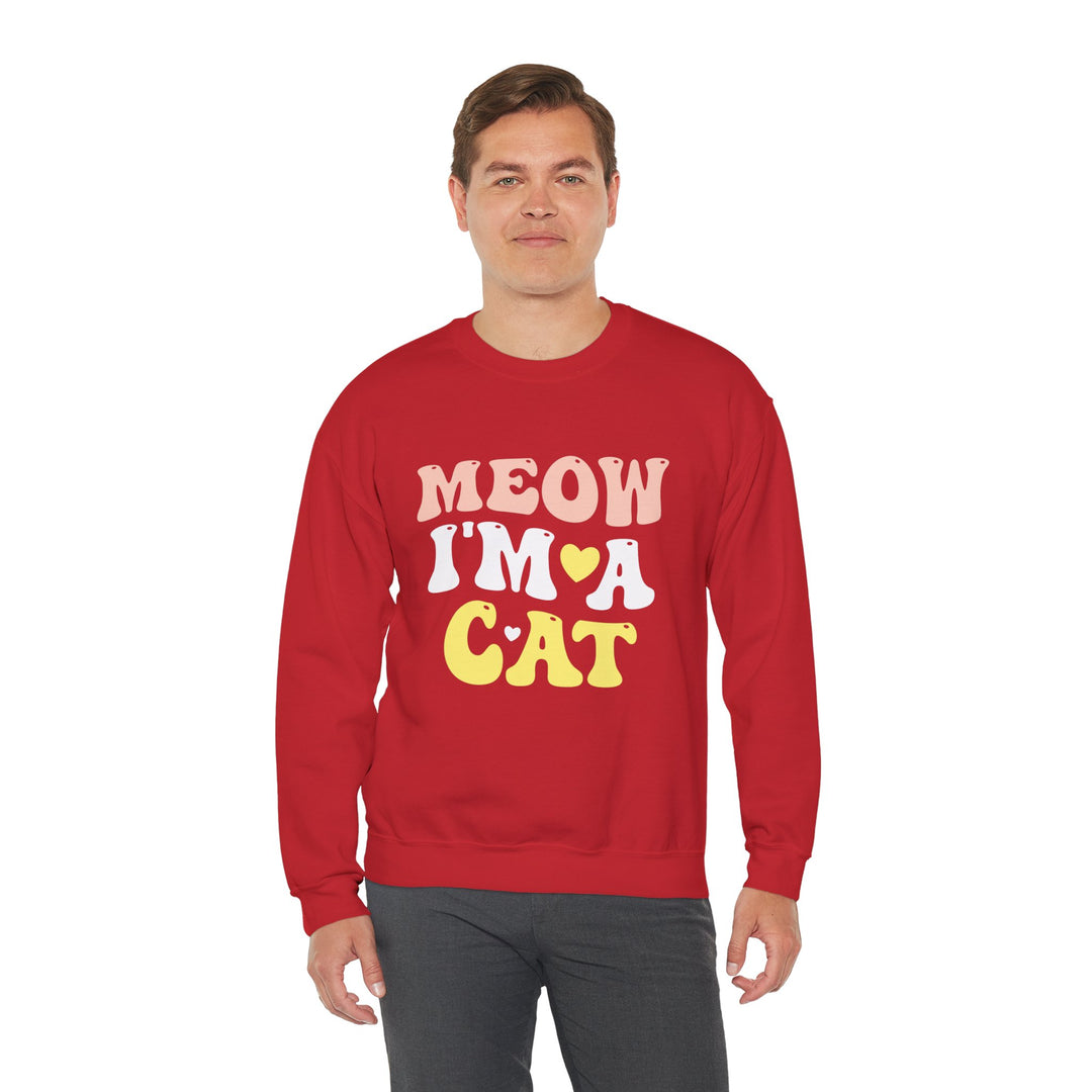 Meow I'm A Cat Unisex Crewneck Sweatshirt