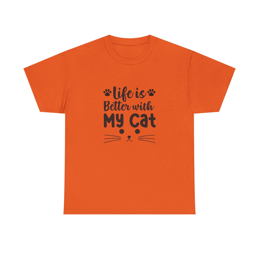 Better With My Cat Cotton Tee