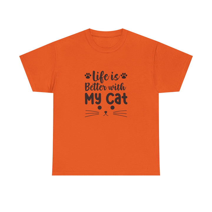 Better With My Cat Cotton Tee