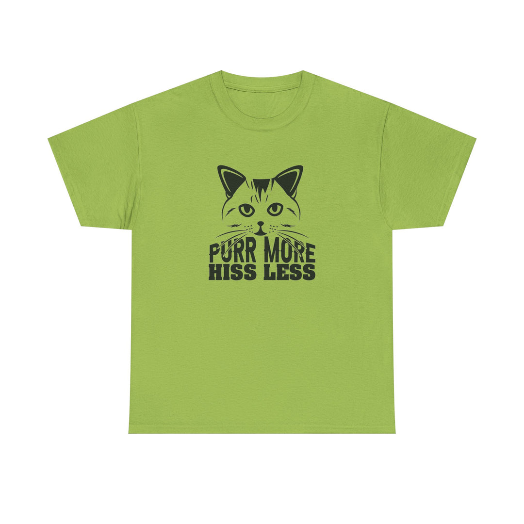 Purr More Hiss Less Cotton Tee
