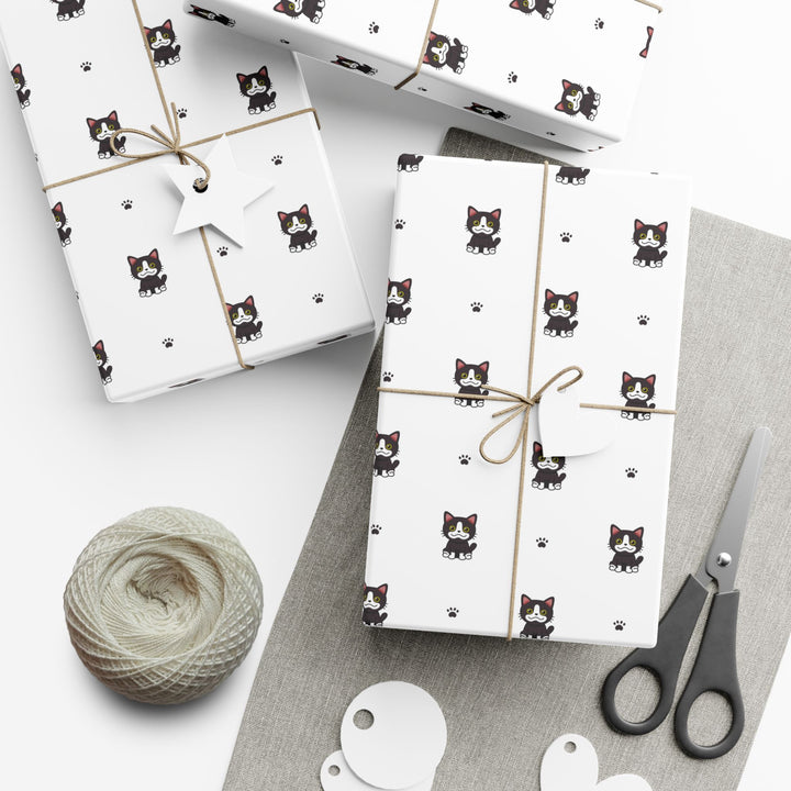 Tuxedo Cat Gift Wrap
