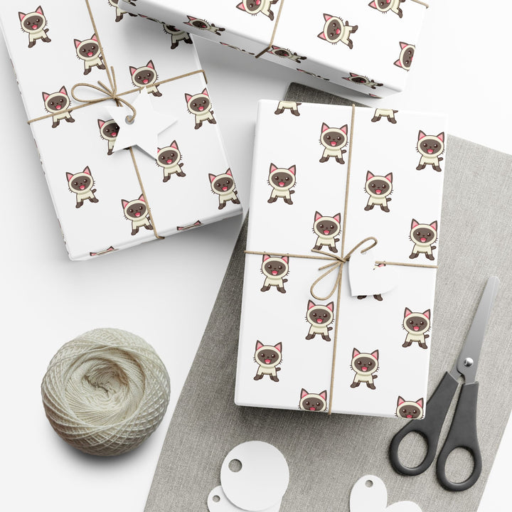 Siamese Cat Gift Wrap
