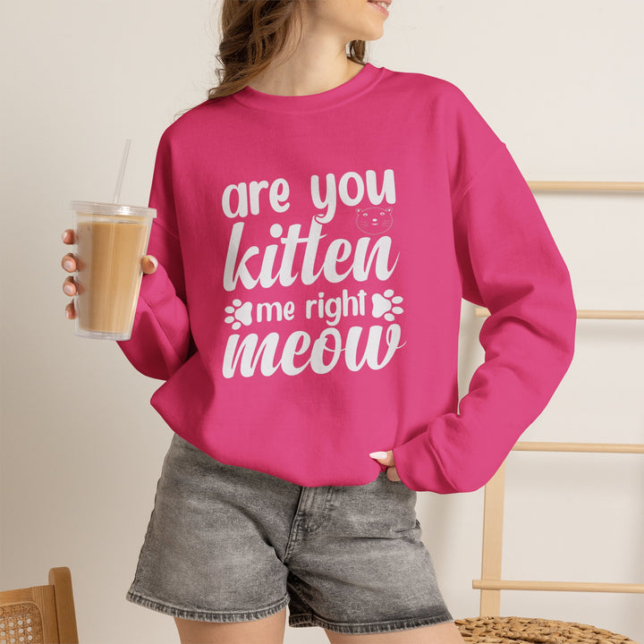 Kitten Me Right Meow Crewneck Sweatshirt