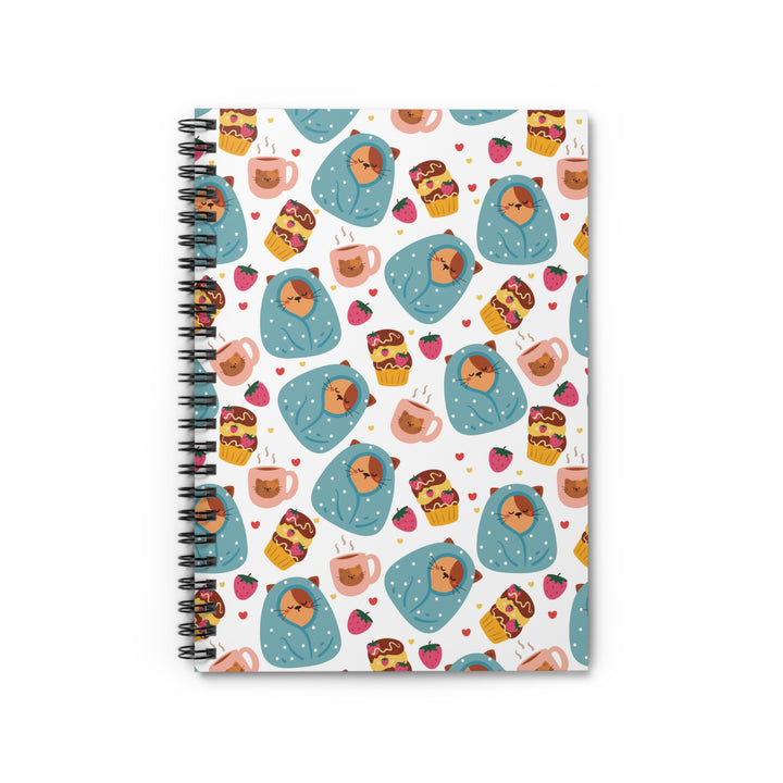 Blanket Cat Spiral Notebook