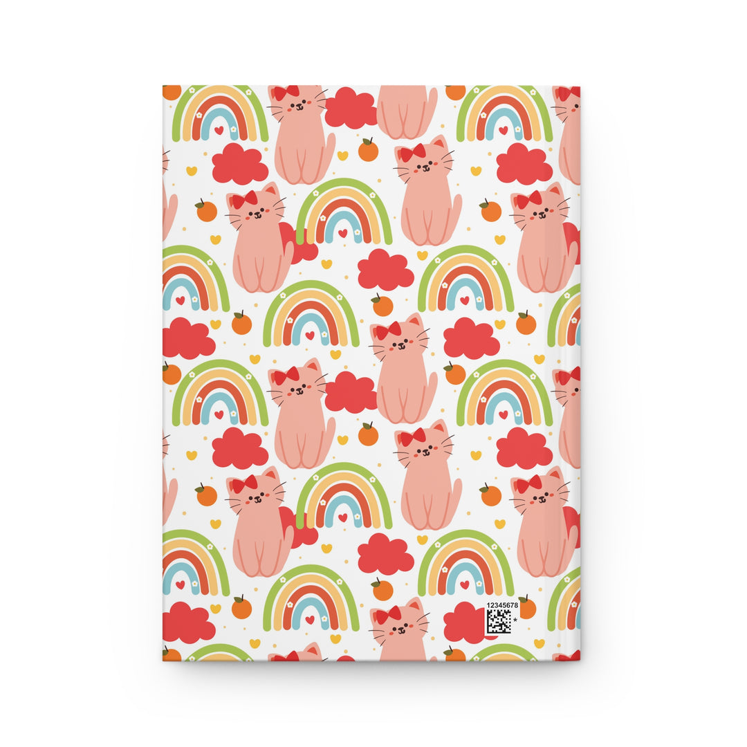 Kitties and Rainbows Hardcover Journal