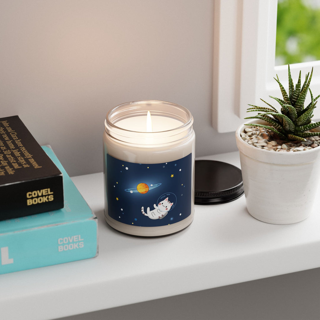 Cat in Space Scented Soy Candle, 9oz