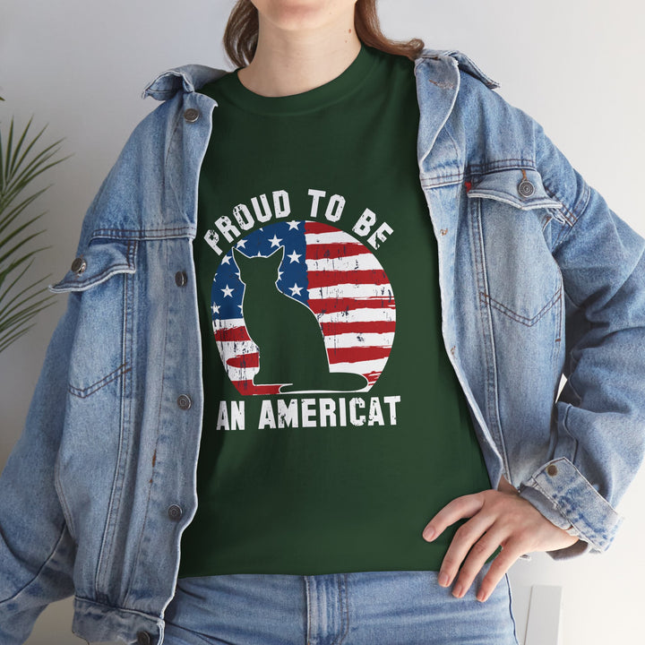 Proud to Be An Americat Cotton Tee
